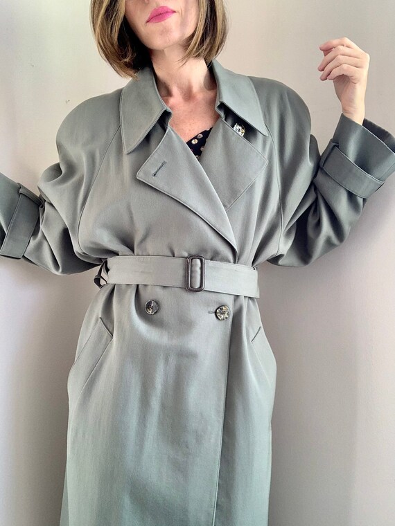 tan wool trench coat womens