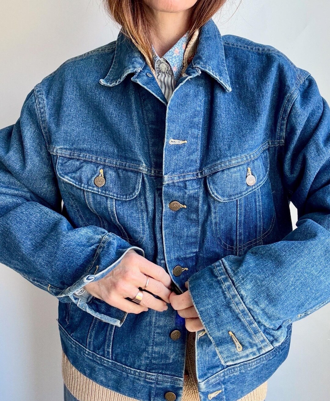 70's Denim Trucker Jacket by Lee main image 1