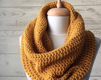 Knit scarf, mens scarf, knit cowl, infinity scarf, hooded scarf, mens scarf / Many Colors / FAST DELIVERY