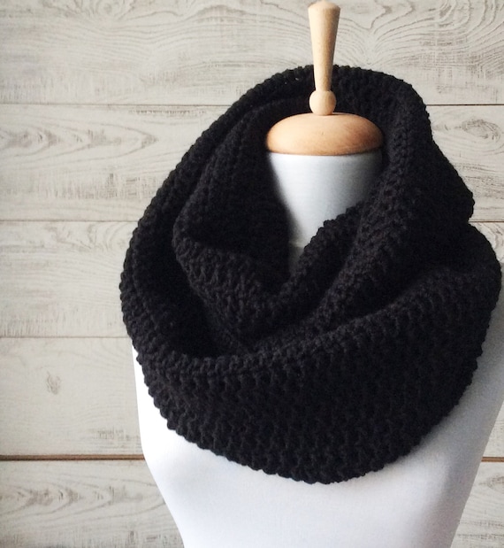 Infinity Scarf - Black Infinity Scarf - Black
