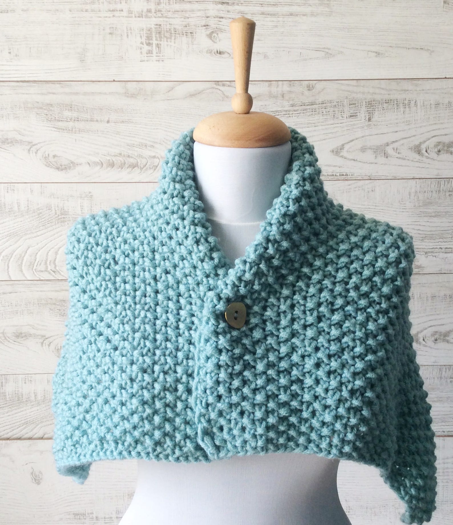 Chunky Knit Infinity Scarf Boston Cowl Button Knit Scarf - Etsy