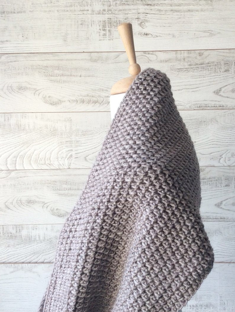 Ikon-Inlay Wool-Blend Scarf