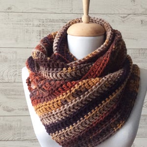 Knitted scarf mens scarf button scarf knit scarf knit cowl wool open edge knit scarf infinity scarf gifts for him FAST DELIVERY