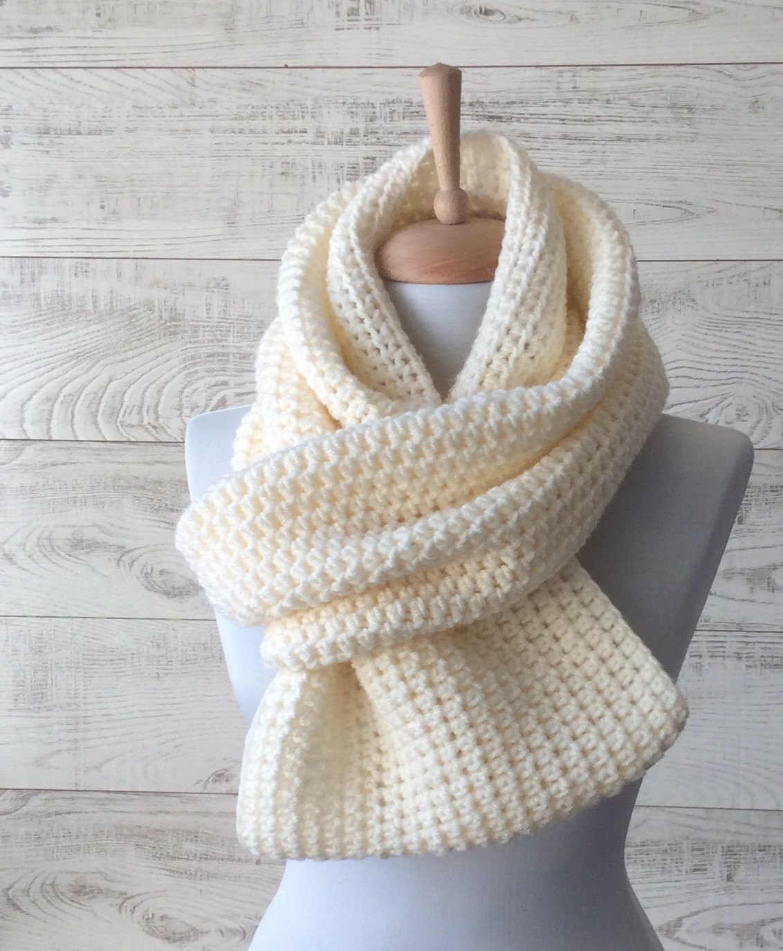 Oversized Knit Infinity Scarf Chunky Knit Scarf - Etsy