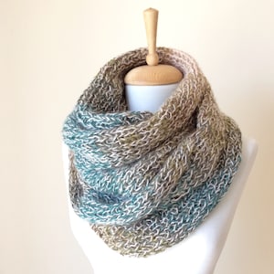 Luxury Alpaca Mohair Knit Scarf Extra Light Handknit Oversized Scarf Winter Scarf  Women Luxury Knit Scarf /  Fast Delivery
