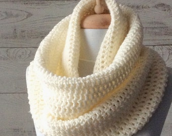 Knit cowl, scarf, knit cowl, infinity scarf, knit scarf, mens scarf / Many Colors / FAST DELIVERY
