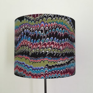 Beautifully Handmade Drum Lampshade In Kaffe Fassett 'End Papers' Fabric