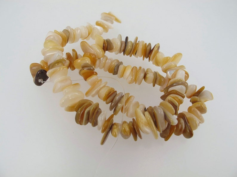 Full strand Loose beads Natural shell chip 5-15mm shell beads