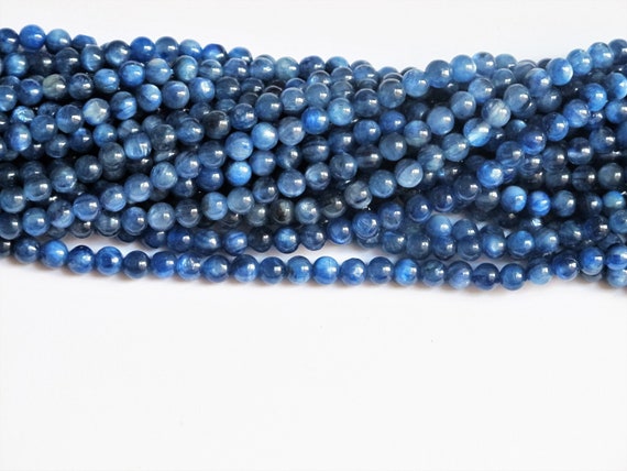 blue kyanite beads