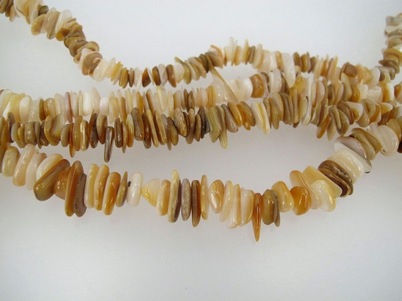 Full strand Loose beads Natural shell chip 5-15mm shell beads