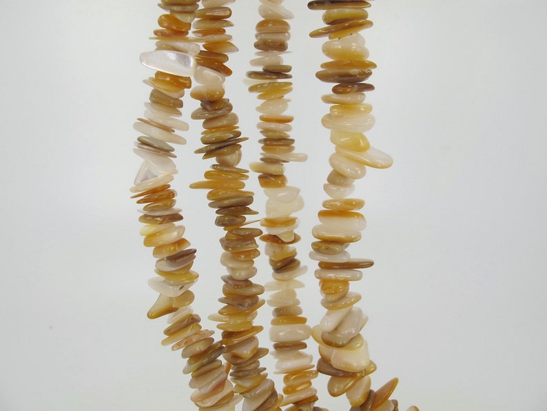 Full strand Loose beads Natural shell chip 5-15mm shell beads