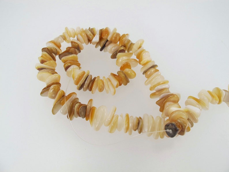 Full strand Loose beads Natural shell chip 5-15mm shell beads