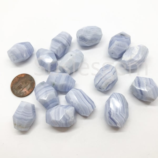 Blue lace agate nuggets. Designer stone, Focal stone, Wire wrapping, Natural gemstone