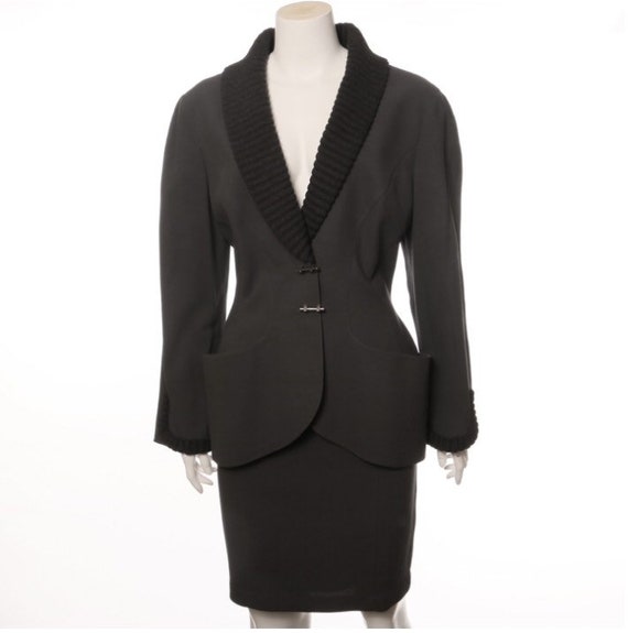 Vintage skirt suit by Thierry Mugler