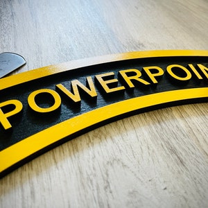 Military Gift US Army Veteran Gift. Power Point Tab.