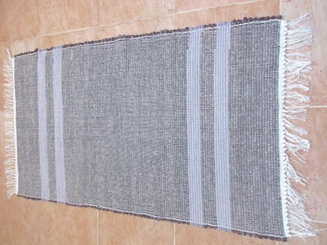 Lavender Rag Rug Woven Rag Rug, Deep Purple and Lavender, 25x48 Inches - Etsy
