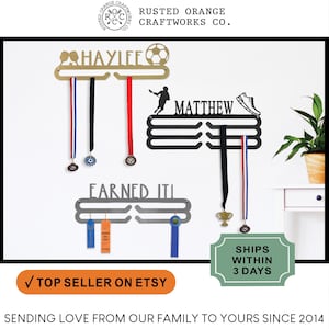Medal Hanger Display Holder Rack for Awards or Ribbons - Medal Holder Medal Display Medal Holder Display Medal Rack Running Medal Display