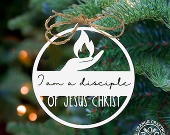 Disciple of Christ Ornament: LDS Youth Theme Gift, Girls Camp Decor