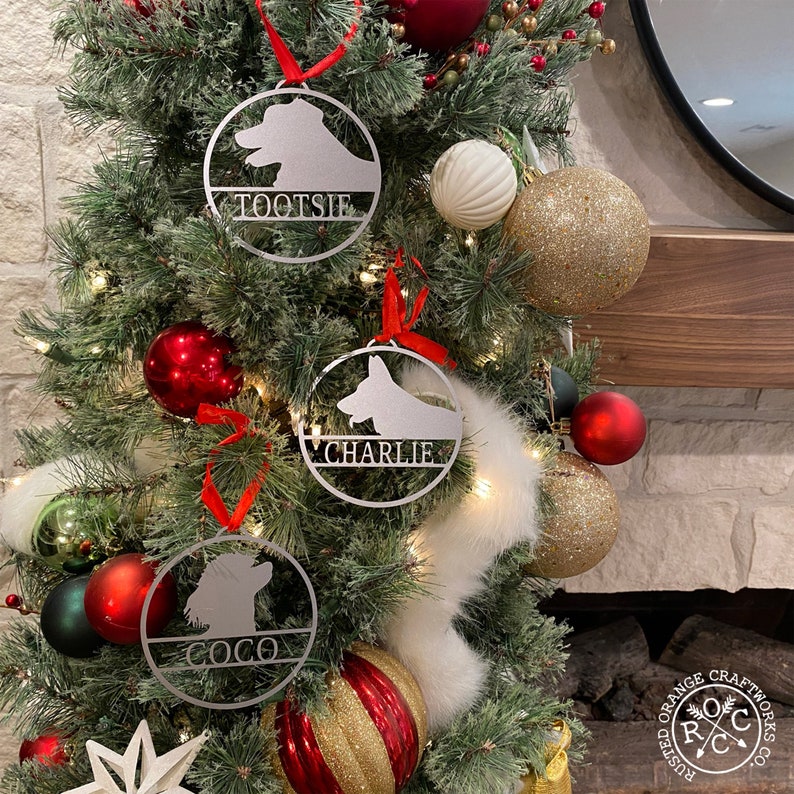 My Favorite Pet Personalized Pet Ornaments 24 Styles Cat image 1