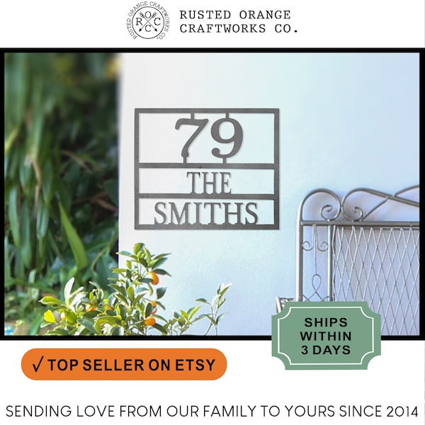 Long Address Plaques for House Etsy