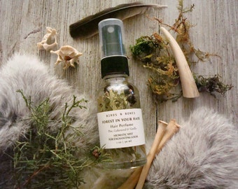 Forest HAIR PERFUME Mist for Enchanting Locks ~ Majestic Trees, Resins, Cedar Tips, Juniper Berries, Earth & Wood ~ Forest in Your Hair