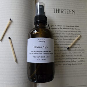 STORMY NIGHT Body Mist, Petrichor Scent, Rain Clouds, Moss, Amber