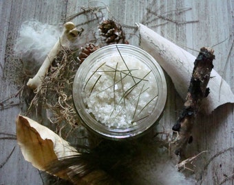 New! GHOST WOODS Bath Soak, Melancholic Bath Ceremony ~ Resinous, Damp Earth, Amber, Vanilla Woods, Patchouli, Smoke, Bath Salts