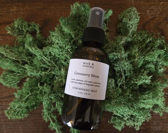 CEMETERY MOSS Body Mist ~ Ethereal Earthy Scent, Lichen, Petrichor