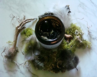 BABA YAGA Black Forest Bath Soak, Spruce & Cardamom Bath Salts ~ Forest Bathing, Evergreen Soak ~ Mistress of Magick ~ Keeper of Wisdom