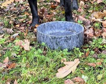 Marble dog/Pet Bowl