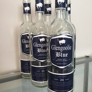 Glengoolie Blue Scotch Labels from Archer - DIGITAL FILES
