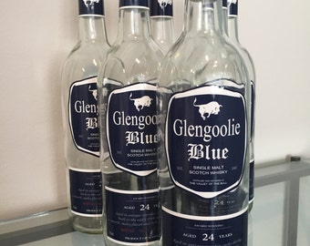 Glengoolie Blue Scotch Labels from Archer - DIGITAL FILES