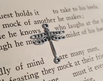 Dragonfly Charm Sterling Silver Nickel Free