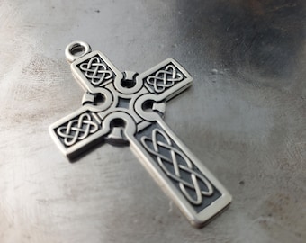 Celtic Cross Pendant Sterling Silver