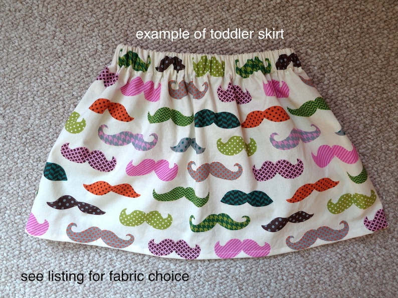 Custom Toddler Skirt Made To Order Purple OR Blue Flower Petal Chrysanthemum Bursts FREE SHIPPING
