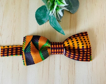 Kente Cloth Youth Bow Tie, Boys Bow Tie, Ring Bearers Bow Tie, Africa Wedding Suit, Black Owned Shops, Boys Gifts