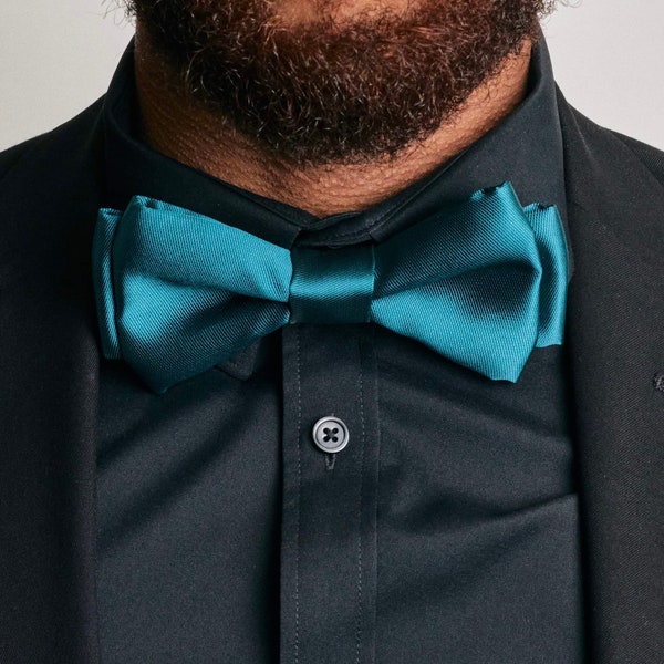 Teal Bow Tie Pants