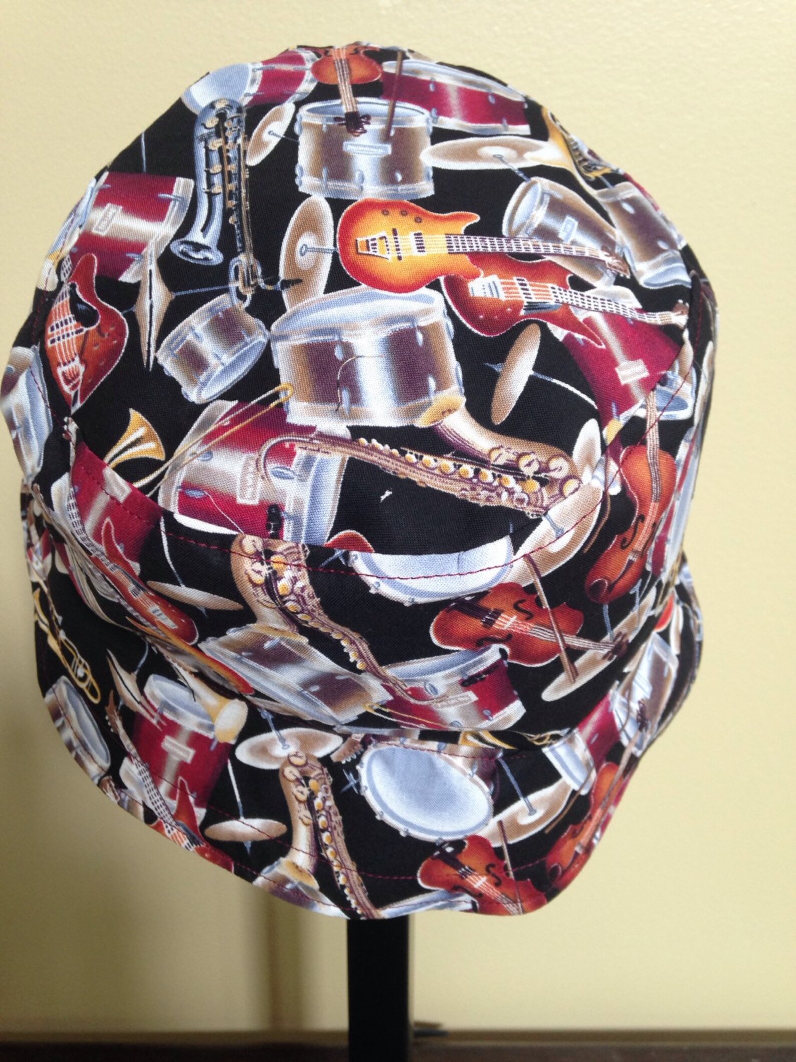 Music Theme Bucket Hat Handmade Hat Size Large Hat Gift for Etsy