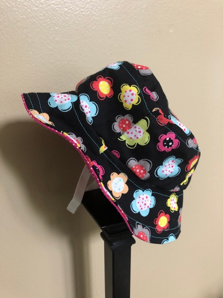 Infant Girl Reversible Bucket Hat 