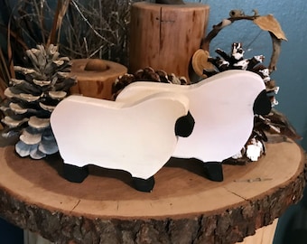 Wooden Lamb, Spring Gift, Shelf Decoration, Spring Decor, Wood Sheep, Woodland Nursery, Easter Decor, Easter Gift, Table Display