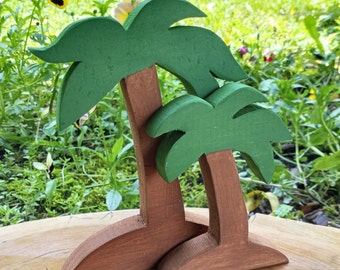 Wooden Palm Trees, Beach/Summer Decor,, Beach House Décor, Tropical Display, Beach Nursery,