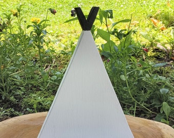 Wooden Teepee: Camping Decor