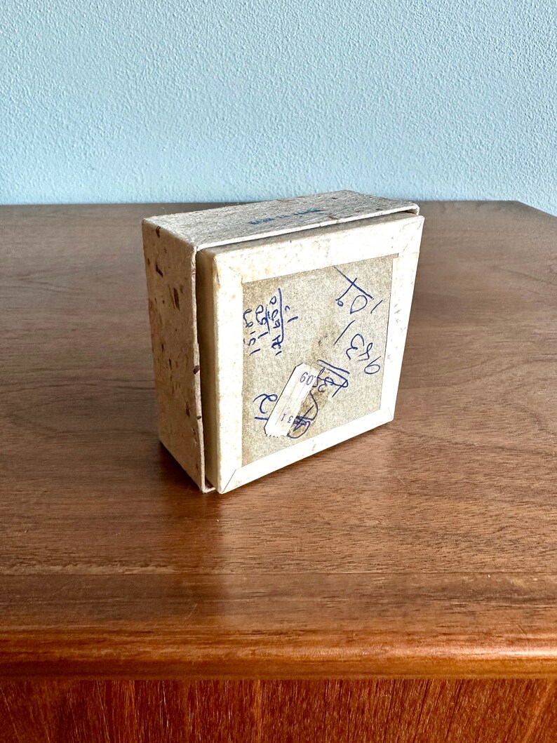 MCM Shigemichi Aomine teak cube candleholders, set of 4 in box / midcentury Japanese wooden block candle holders image 8