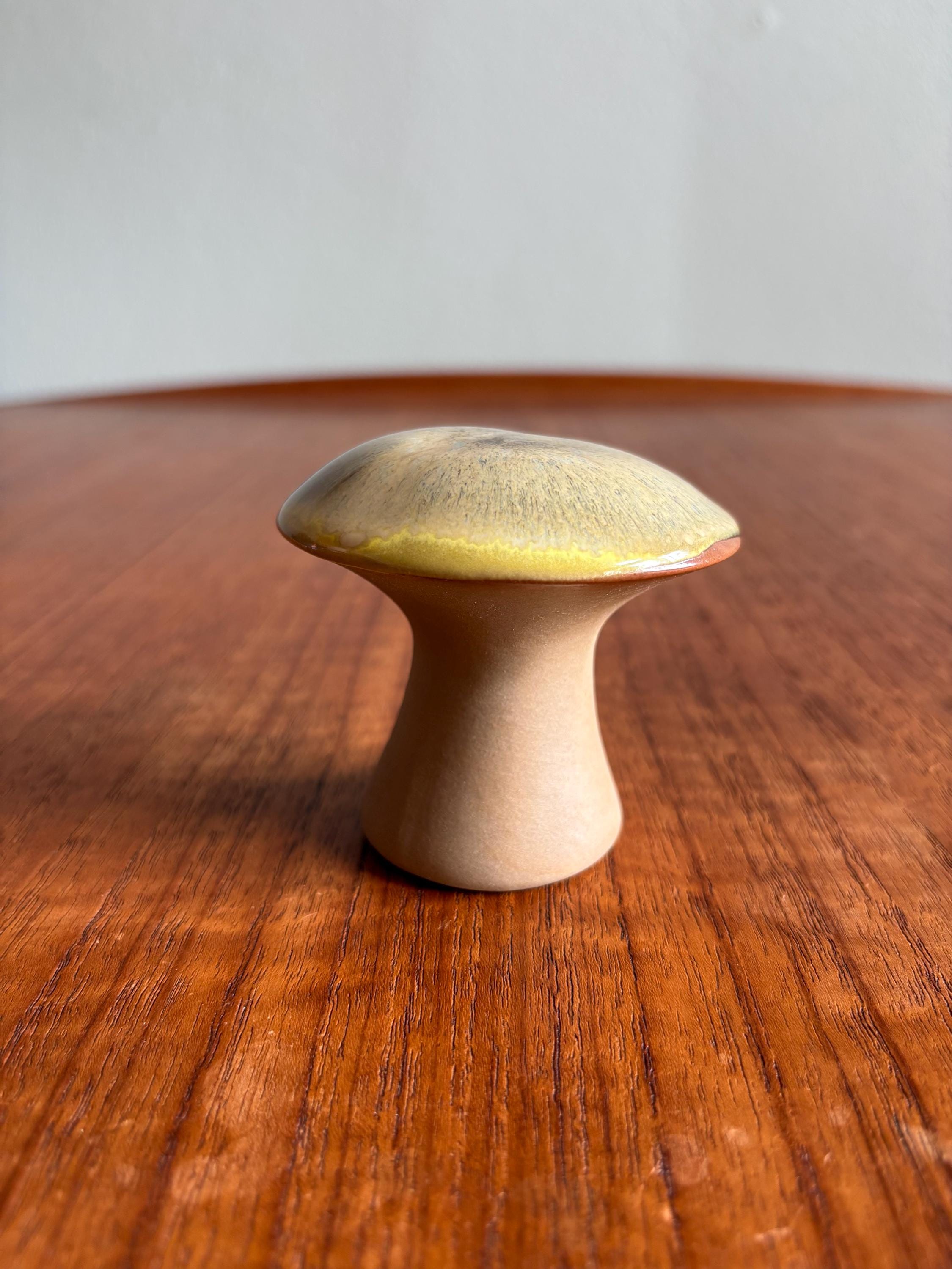 60s Pottery Mushroom - Etsy