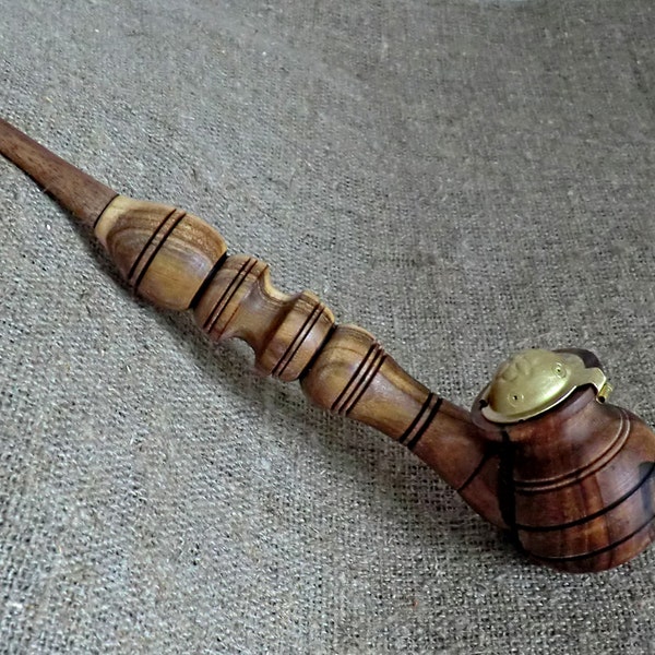 Smoking pipe carved Tobacco pipe Wooden pipe Smoking pipe carved  Tobacco pipes Smoking pipes Vintage style Wood gift Wooden pipes Wood pipe