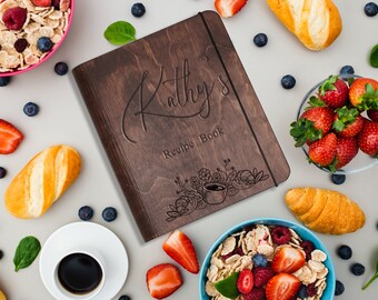 Personalized Recipe Book, Custom Blank Journal, A5/A6