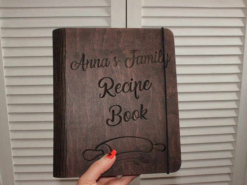 Mom Recipe Book Blank Recipe Book Personalized Cookbook Etsy