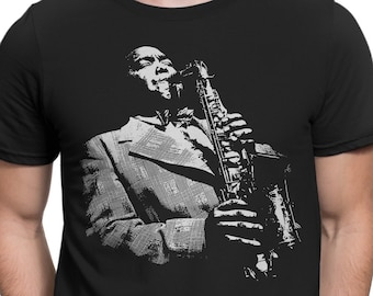 Charlie Parker T-shirt - Bird - Saxophonist - John Coltrane