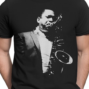 Coltrane 2 T-shirt Men/Women S-XXL Music, Cult, Jazz, Blues, Bop, Piano, Miles, Monk, Evans, Parker, Cool Gift!