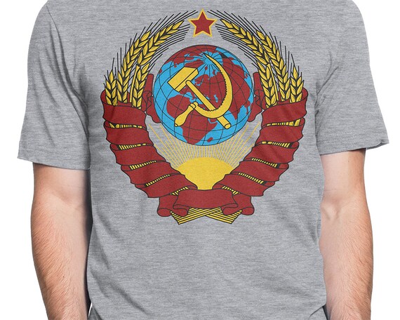 Baby Toddler Youth Tee USSR Crest Kids T-shirt Russia Communist CCCP Russian